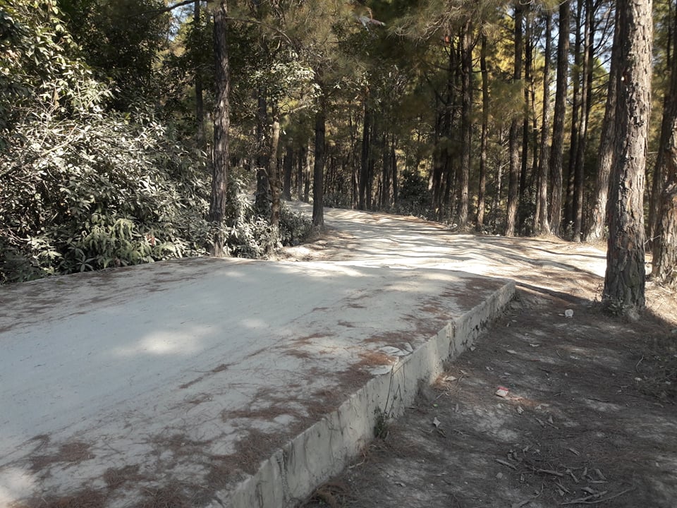 Tarebhir road during Budhanilkantha street-lighting survey